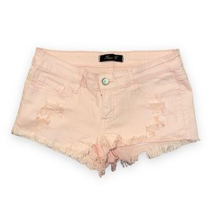 Woman’s stretchy Jean Shorts